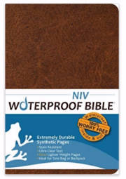NIV Waterproof Bible-Brown | SHOPtheWORD