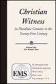 Christian Witness in Pluralistic Contexts in the Twenty-First Century (EMS 11) by Enoch | SHOPtheWORD