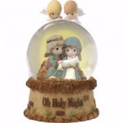 Snow Globe-Nativity/Oh Holy Night (7.25") | SHOPtheWORD