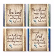 Square House Coasters-Have Faith (Set Of 4) (4") | SHOPtheWORD
