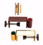 Candlesticks-Pew End-Permanent Bracket-Brown Coated Finish | SHOPtheWORD