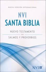 Span-NIV New Testament With Psalms And Proverbs (Comfort Print)-Softcover | SHOPtheWORD