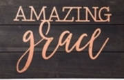 Copper Pallet Sign-Amazing Grace (14 x 9) | SHOPtheWORD