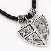Pendant-Lord In My Shield (Braided)-Leather Cord (#9604) | SHOPtheWORD