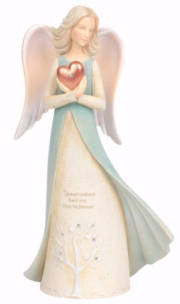 Figurine-Foundations-Grandmother Heart Angel (7") | SHOPtheWORD