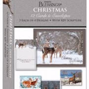 Card-Boxed-Shared Blessings-Christmas-Assorted/Deer In Winter (Box Of 12) | SHOPtheWORD