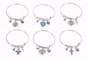 Bracelet Set-Le Petit Dangle Bangle (Set Of 12) | SHOPtheWORD
