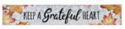 Wall Plaque-Keep A Grateful Heart (Galvanized) (18 x 3) | SHOPtheWORD