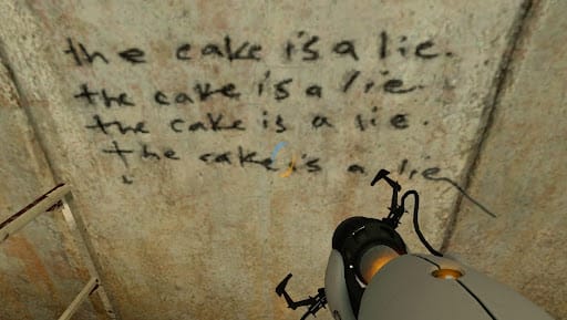 The cake is a lie