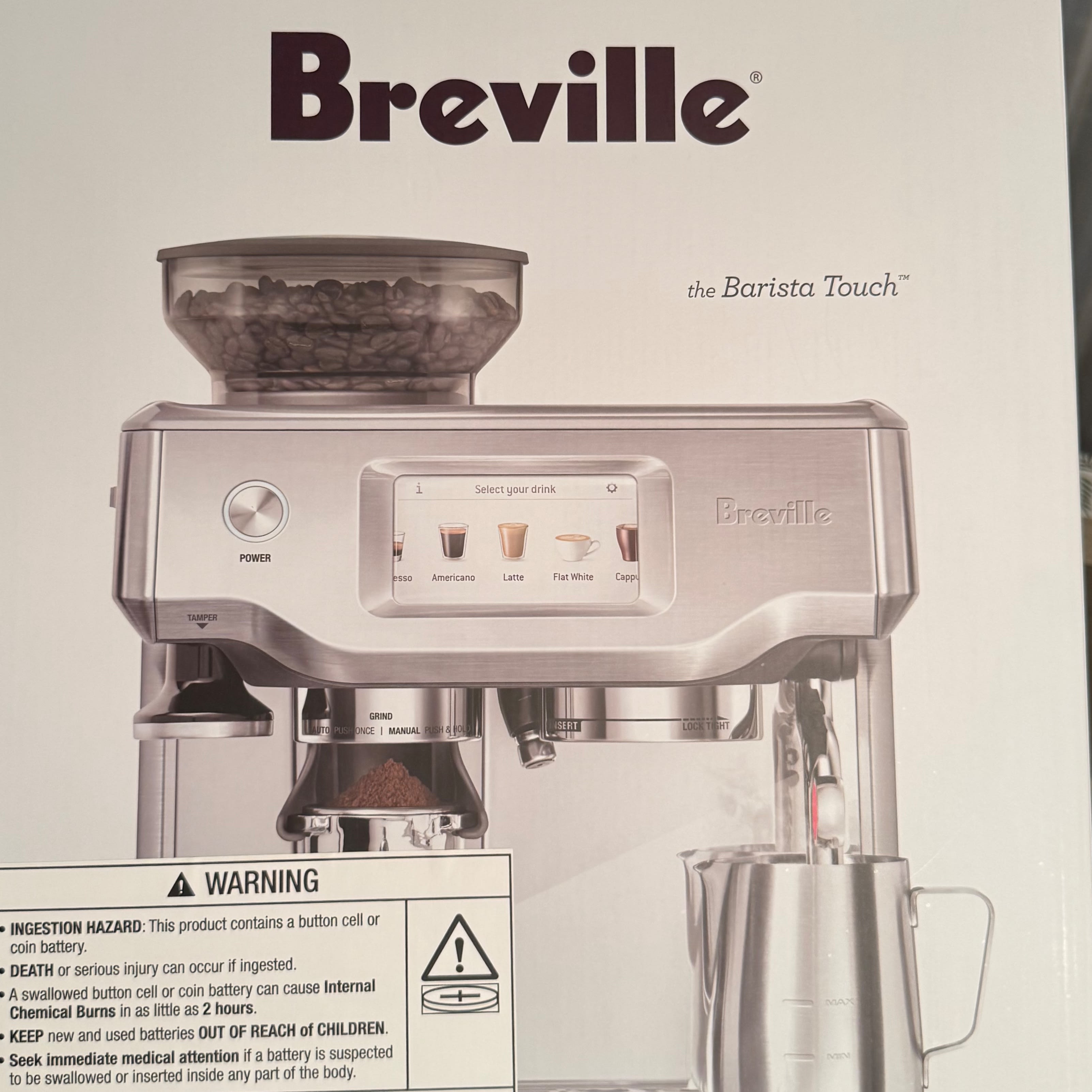 Breville Barista Touch Stainless Steel Espresso Maker BES880BSS1BUS1 4