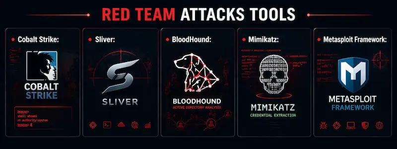 Tools Commonly Used in Advanced Red Team Attacks