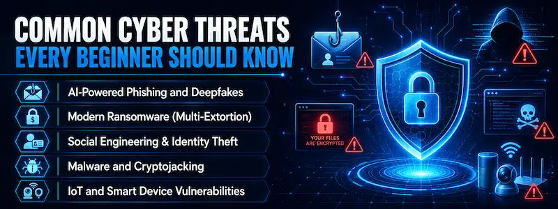 Common Cyber Threats Every Beginner Should Know