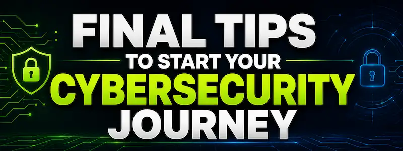 Final Tips to Start Your Cybersecurity Journey