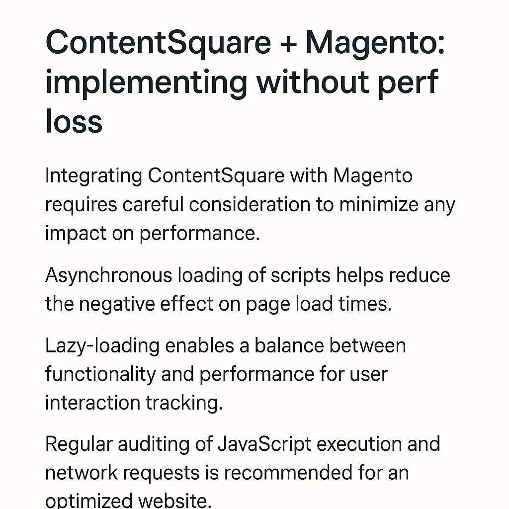 Performance dashboard mock showing LCP, INP, JS execution time