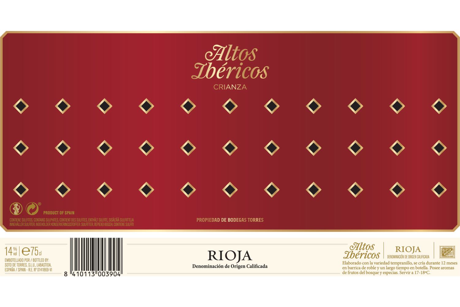 Altos Ibéricos Crianza DOCa Rioja 2021 750mL Bottle | From $18.99 ...