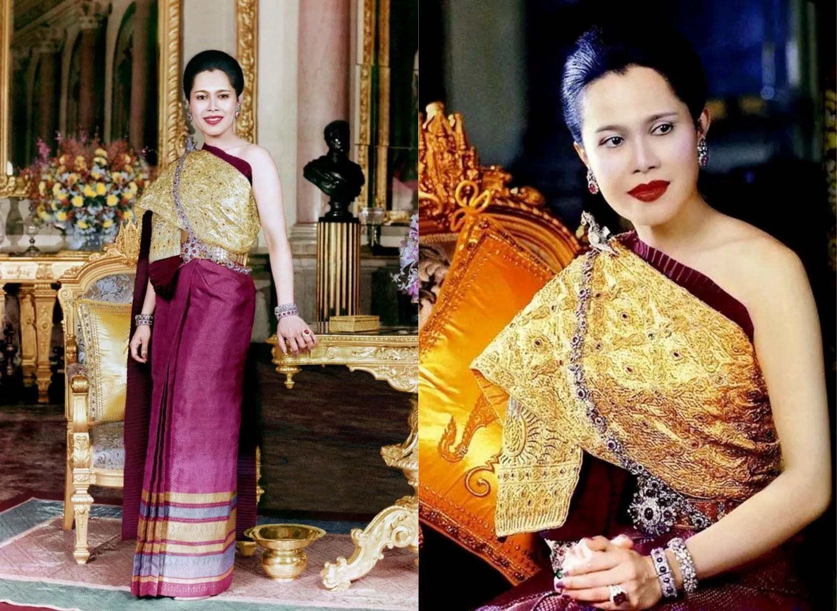 Formal Modern Thai Dress The Royal Thai Costumes At The Old Siam Plaza Formal Modern Thai Dress The Royal Thai Costumes At The Old Siam Plaza