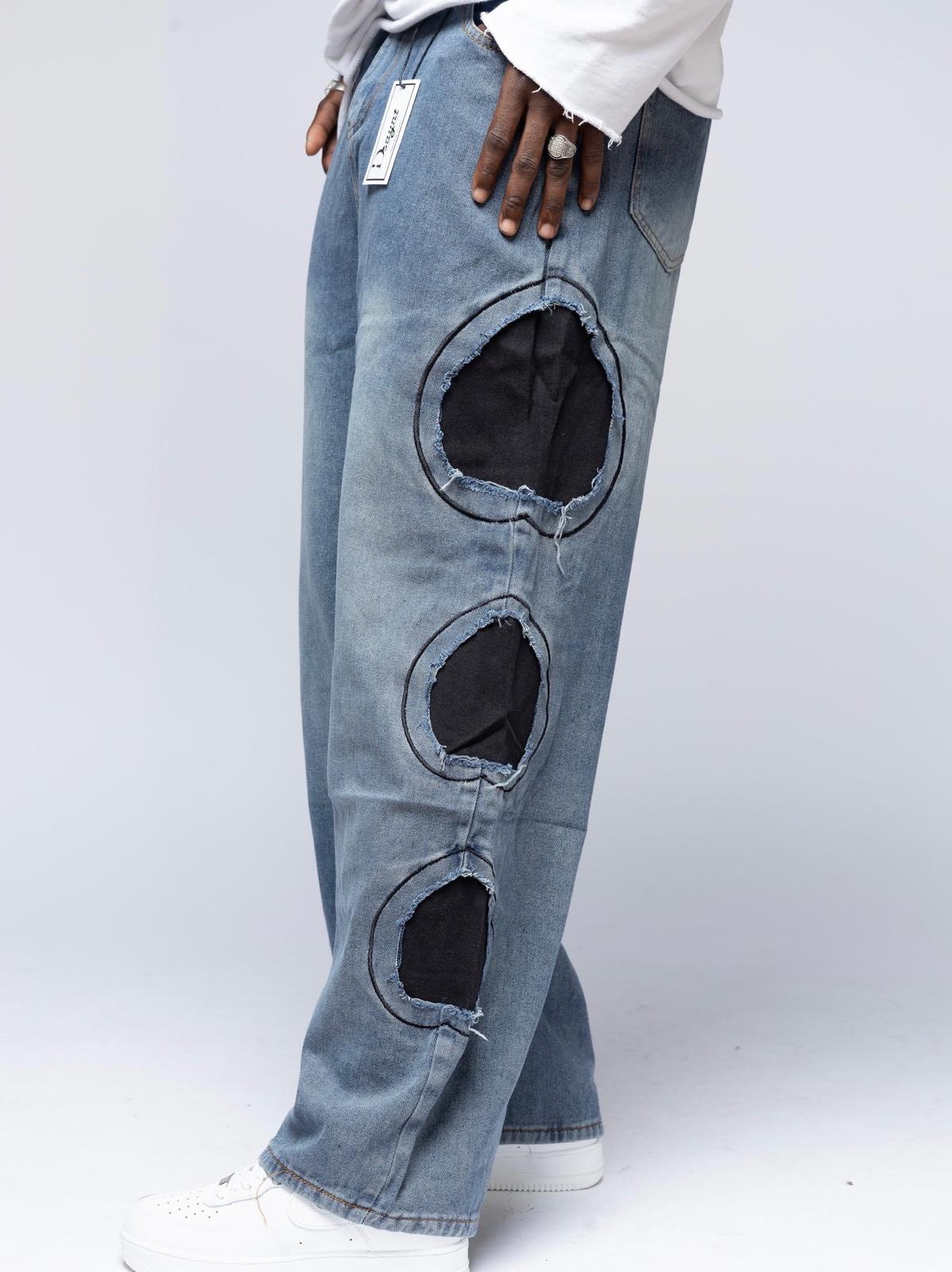 Fish Net Baggy Pants