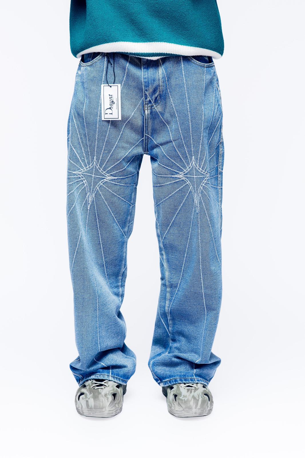 Spider Webbed Denim - Baggu