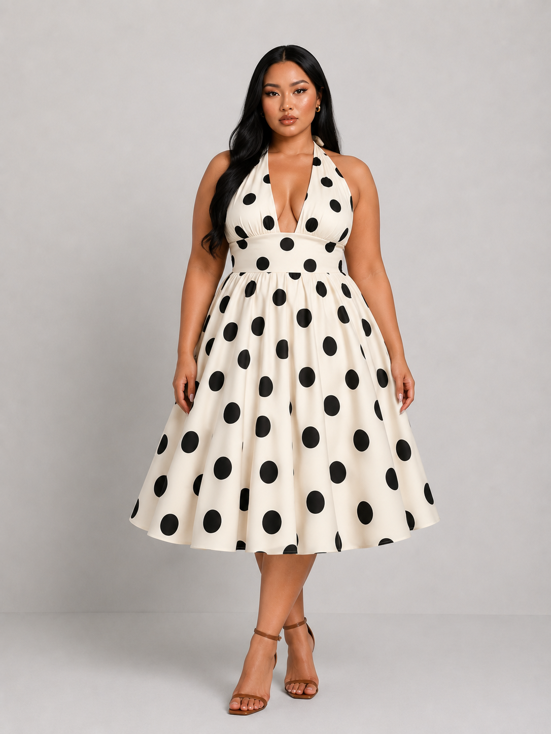 Vintage Polka Dot Dress