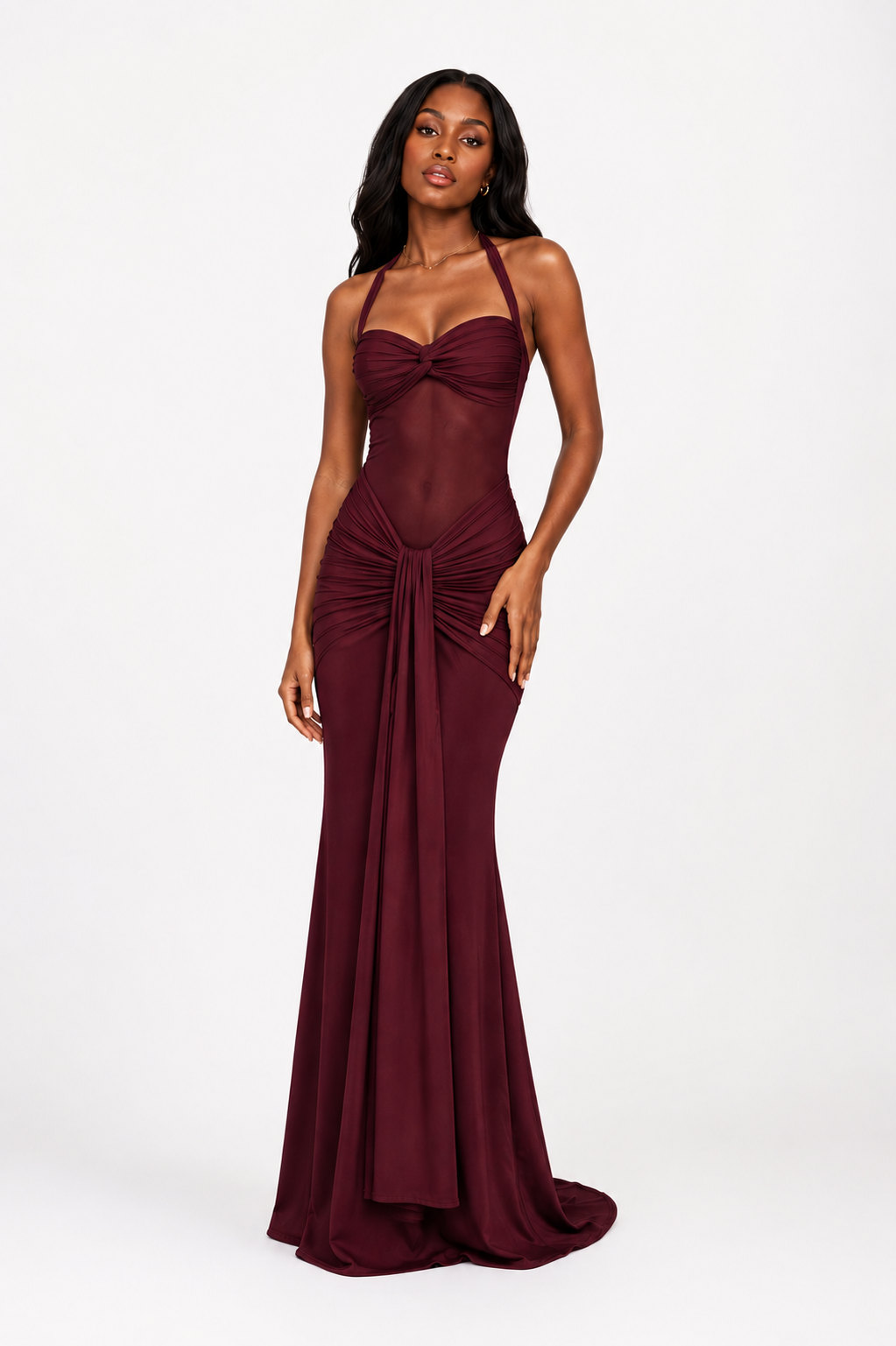 Velvet Wine Dress