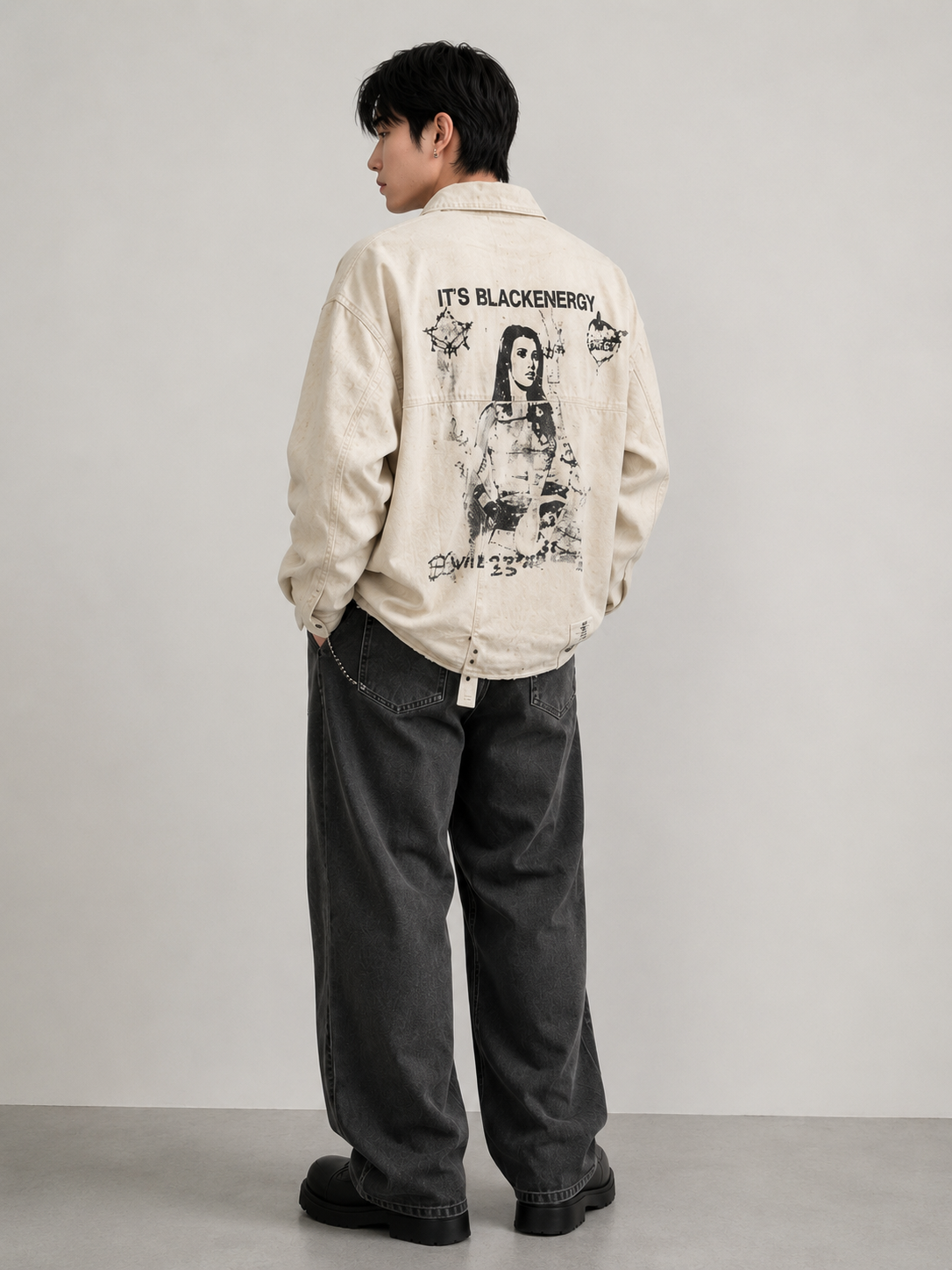 VINTAGE PORTRAIT PRINT SHIRT