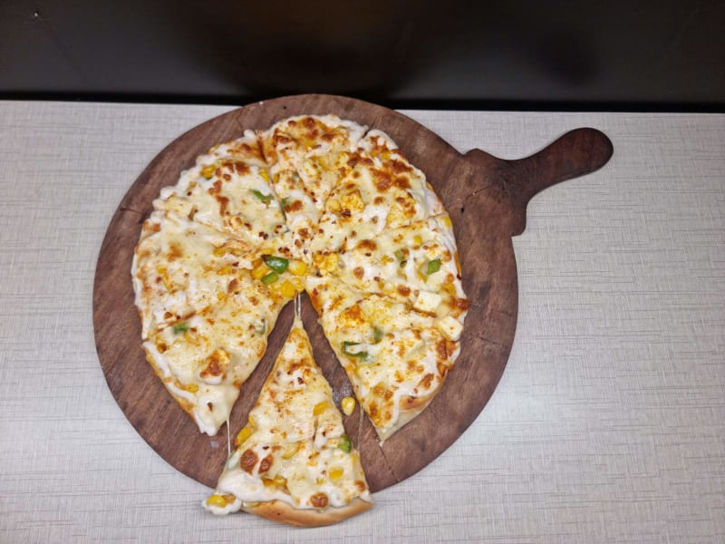Paneer Green pizza — Veg Pizza at Black Bird Café, Vellore