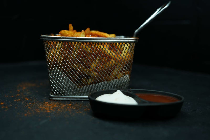 Peri Peri Fries at Black Bird Café, Vellore