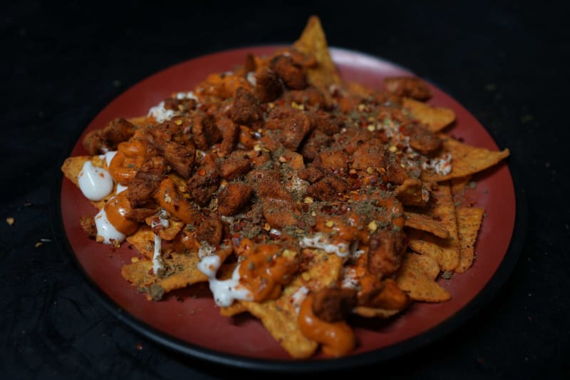 Chicken Nachos at Black Bird Café, Vellore