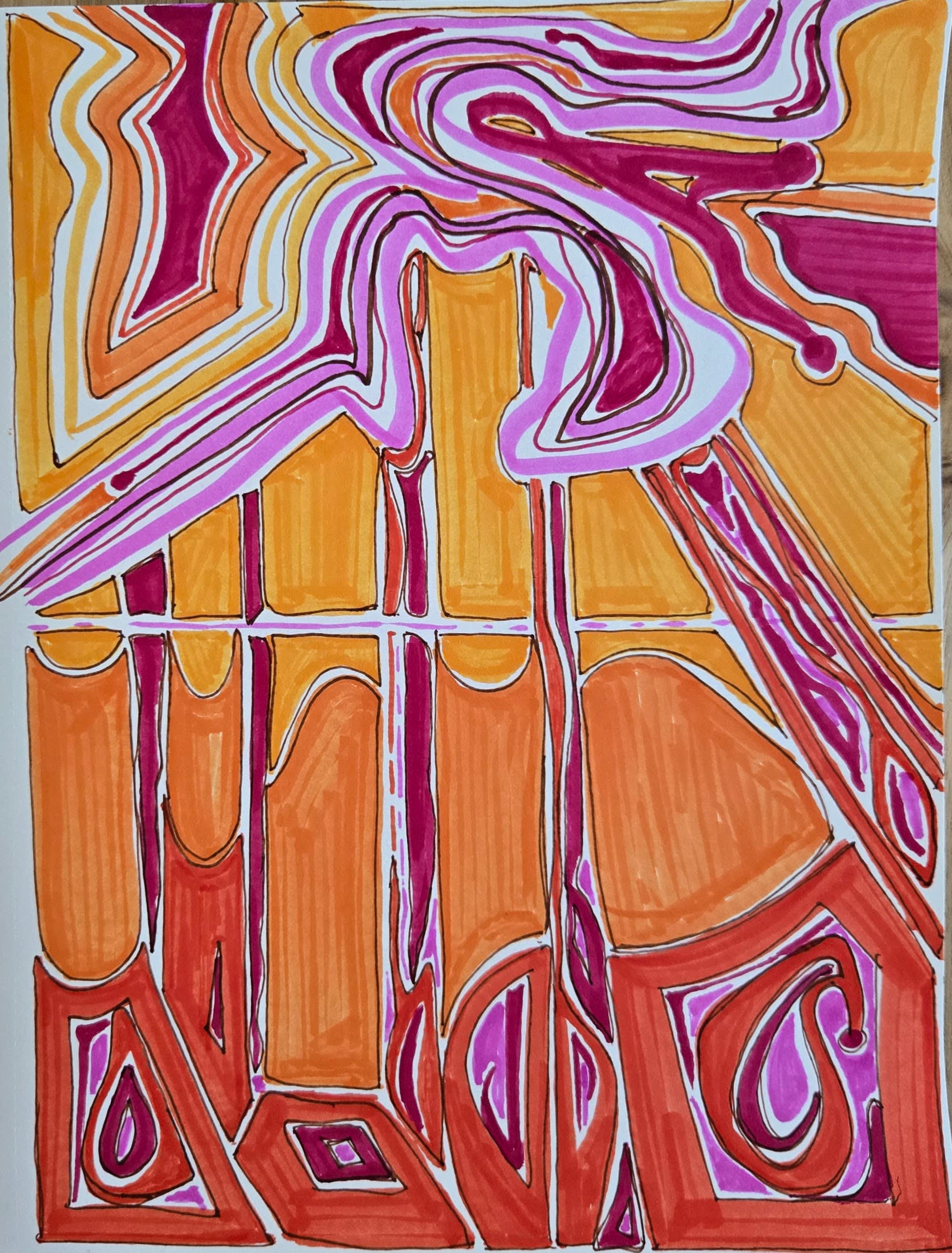 Ink Flamingo