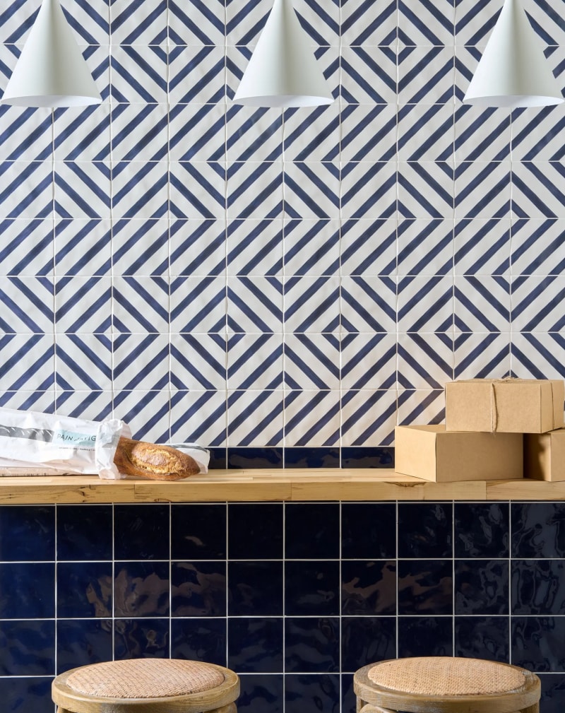 Statements Tile Fort Point tile in Brushy Hello Sailor