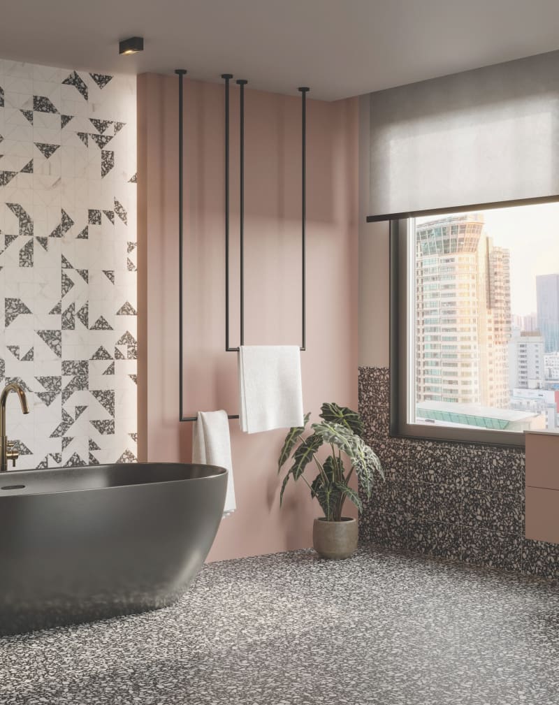 Florida Tile Chapter 5 Modern Mixer Vermouth tile in 8" X 16"