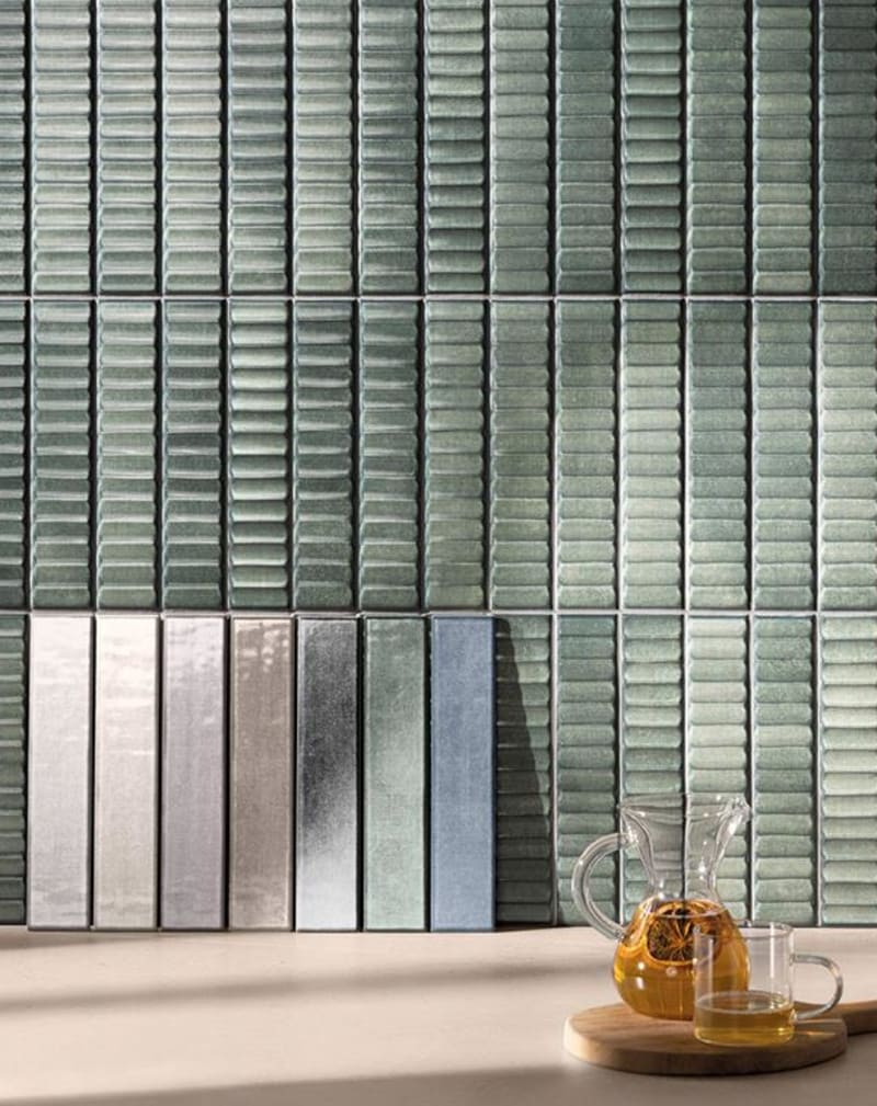 United Tile Portobello Lighthouse Leaf tile in 2" X 10"