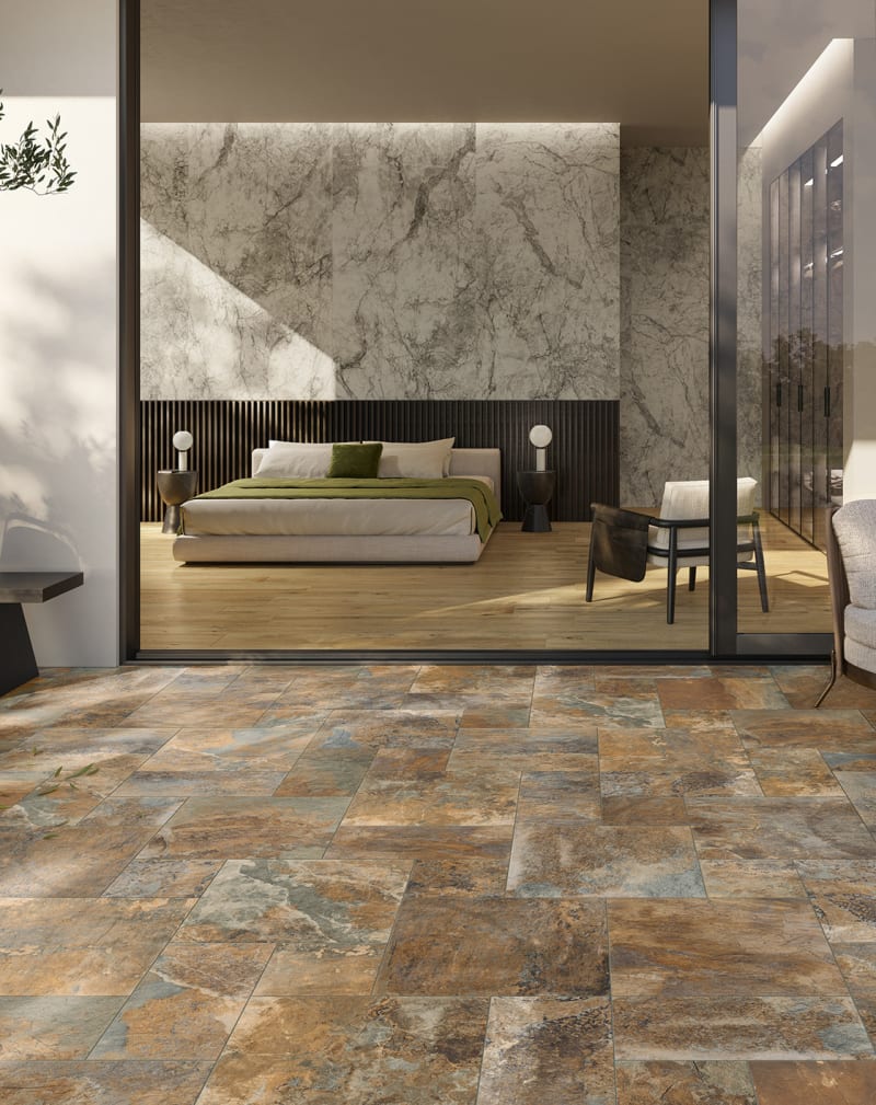 Tileshop Geology Mars tile in 20" X 20"