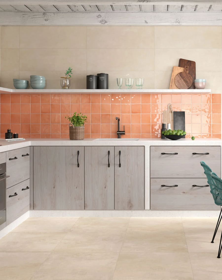 Statements Tile St Tropez Coral tile in 5" X 5"