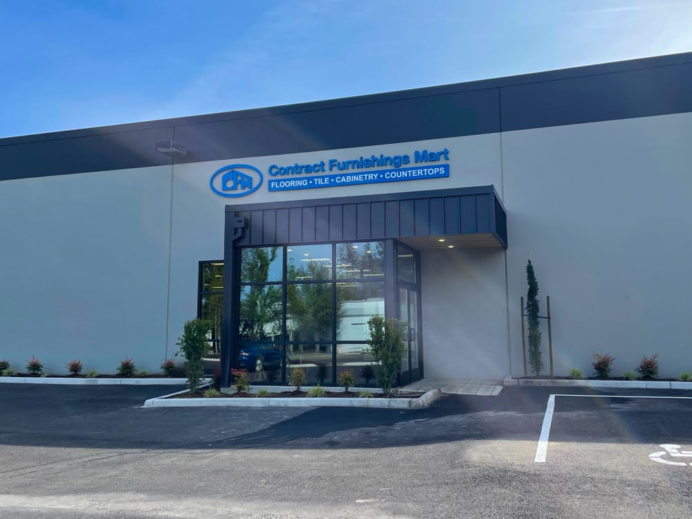 The Tualatin, Oregon CFM flooring showroom storefront