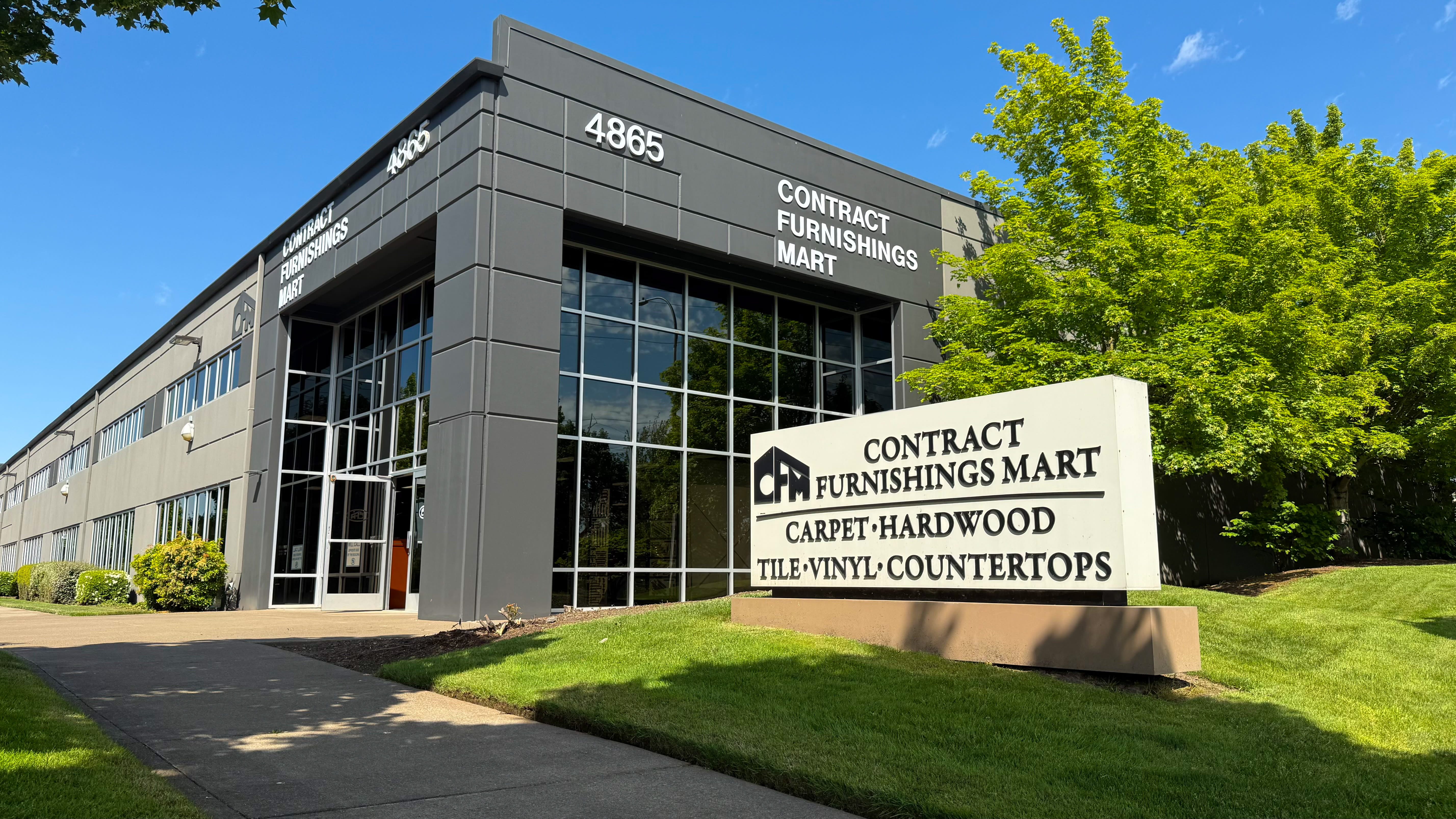 CFM Hillsboro flooring showroom storefront