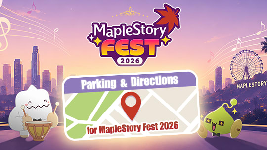 Parking and Directions for MapleStory Fest 2026