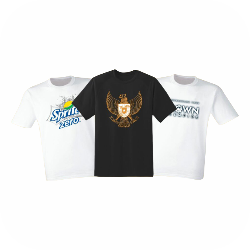 Custom Baju Kaos Sablon