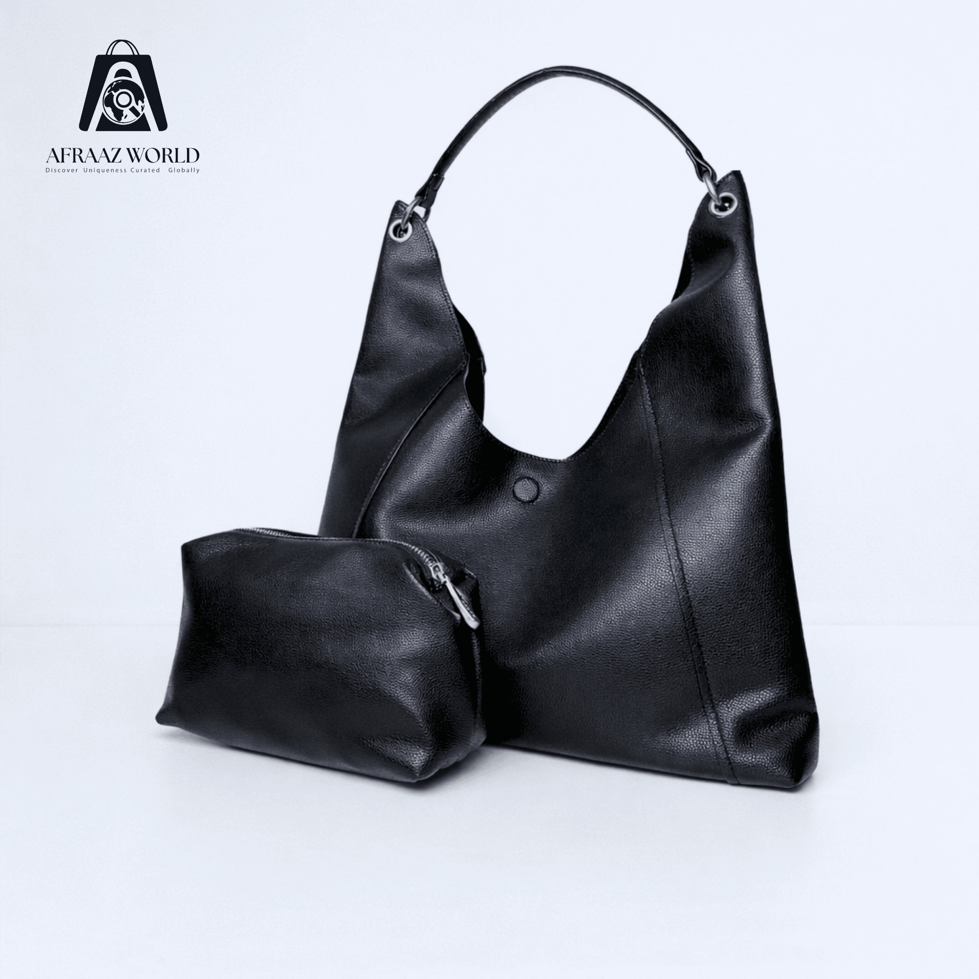 Ultra-Soft Oversized Slouchy Tote with Matching Pouch