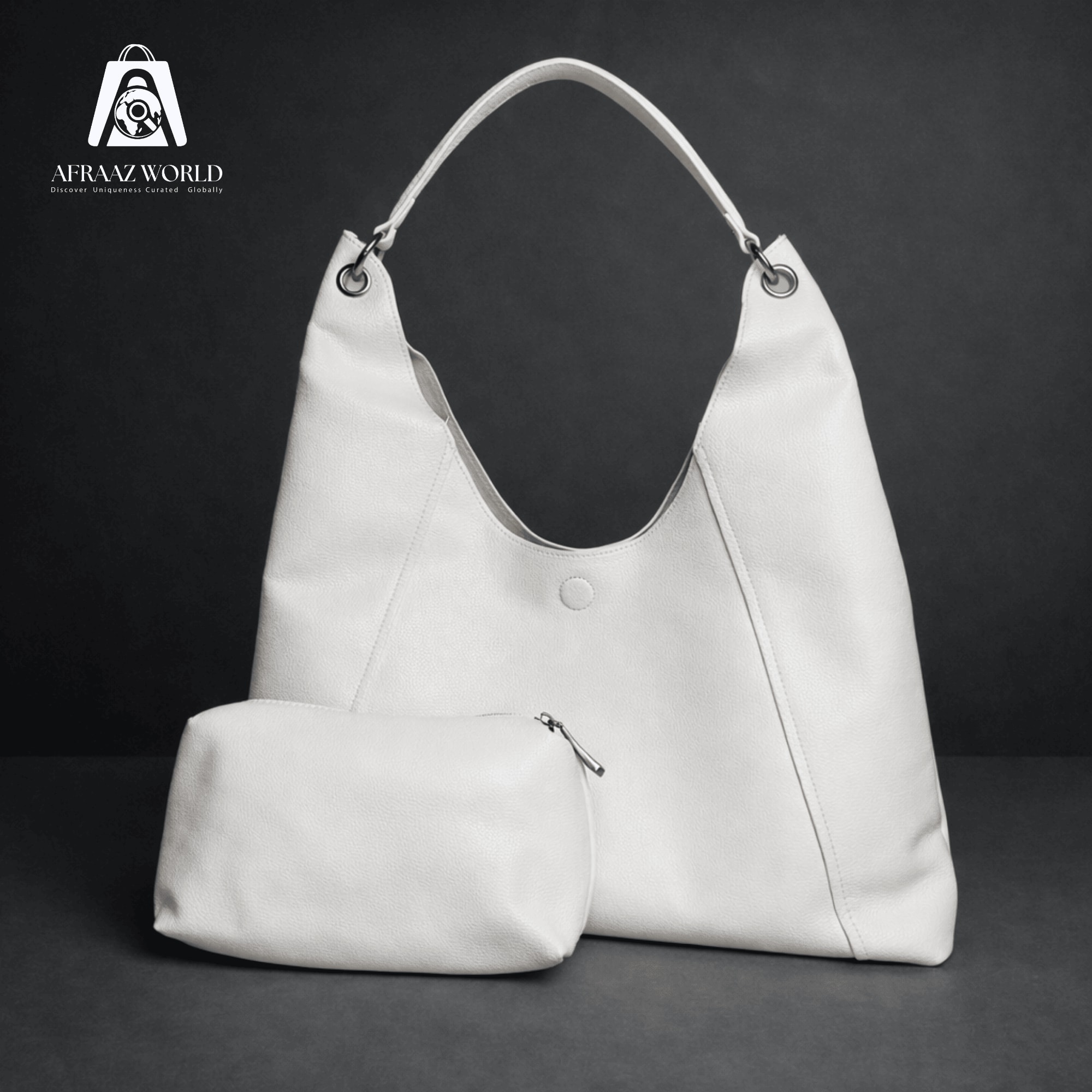 Ultra-Soft Oversized Slouchy Tote with Matching Pouch