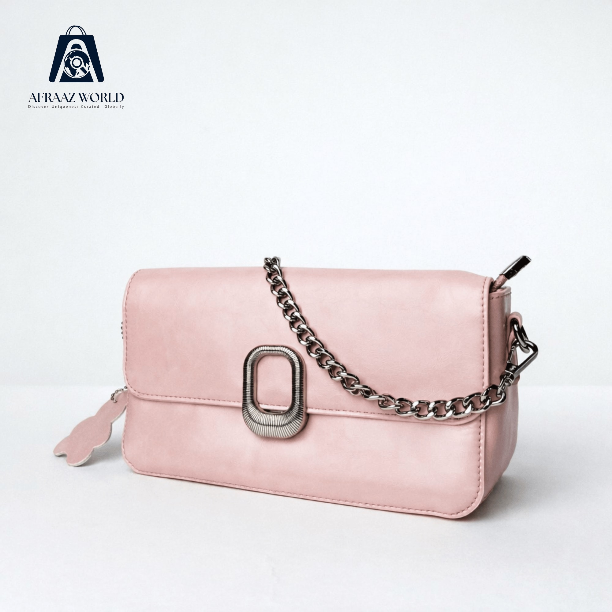 The Luna Silver-Chain Crossbody Bag