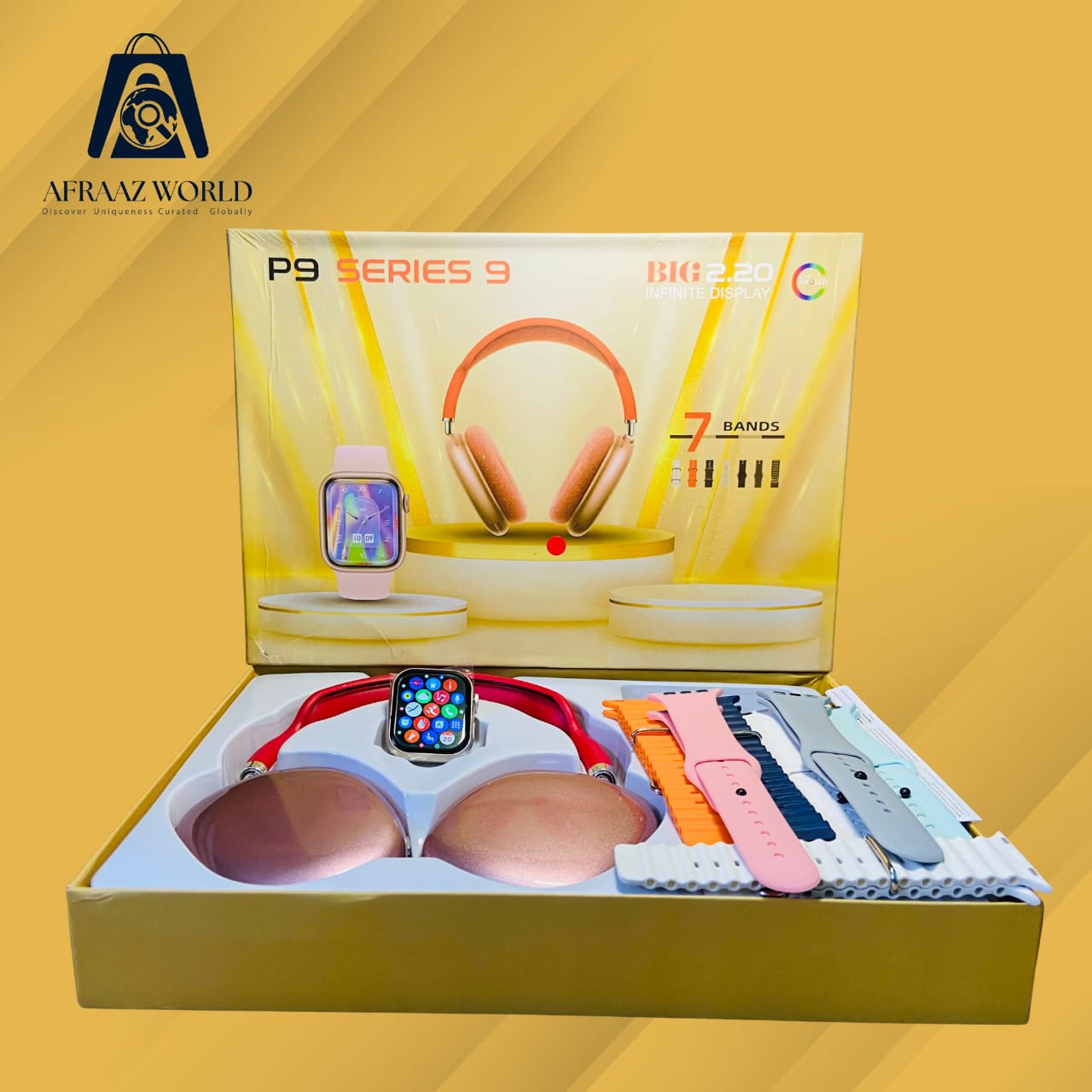 P9 Series 9 Smart watch & Headset