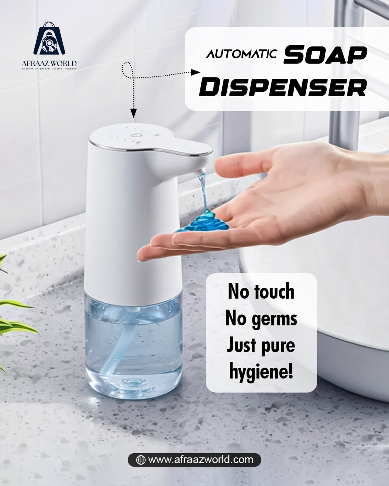 Smart sensor Hand washer