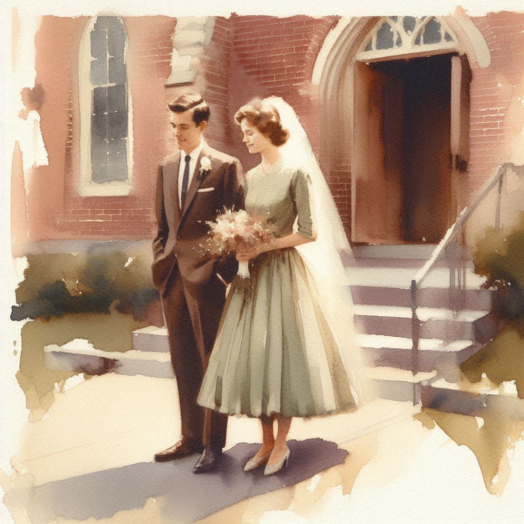 Spring wedding