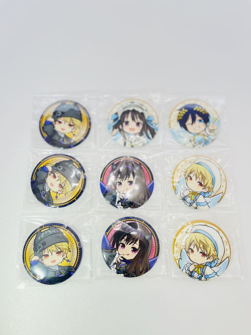 Nine Noragami Angel and Demon can badges from the maru-kuji lottery