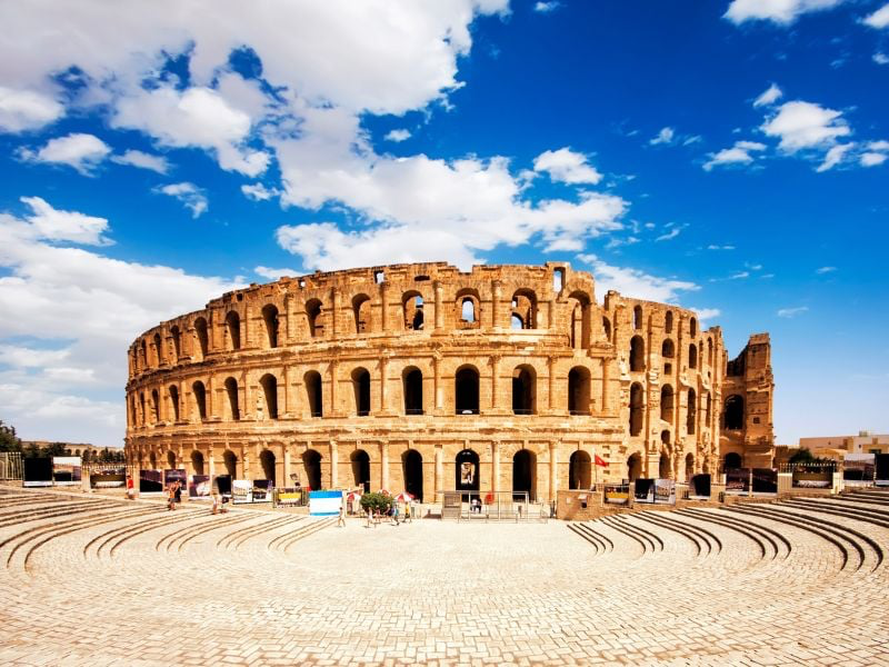 Eljemm Colosseum in Tunisia