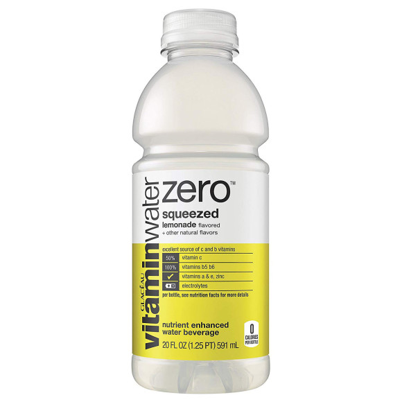 Bottle of Vitamin Water Zero