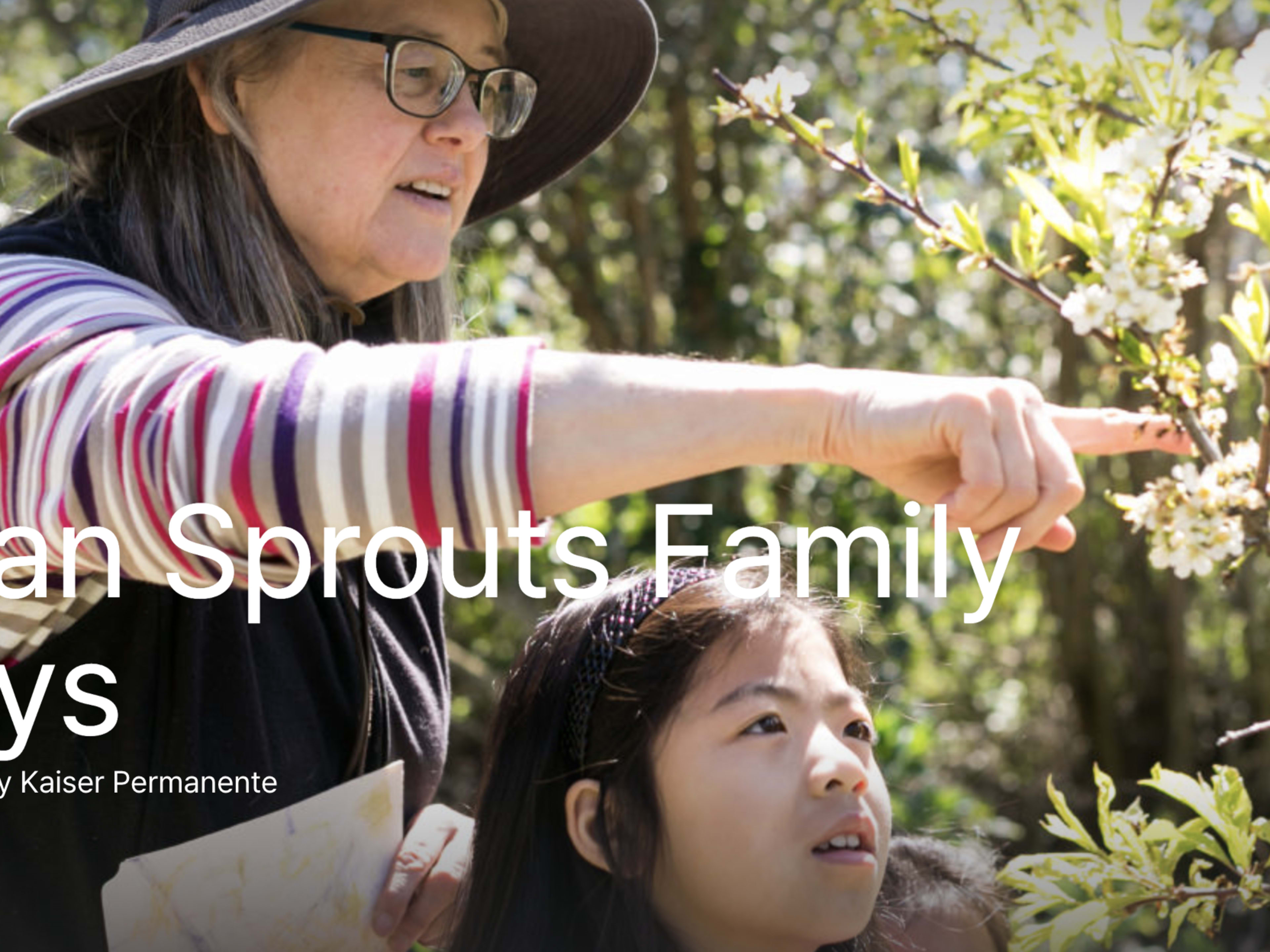 Bean Sprouts Family Days at SF Botanical Gardens 