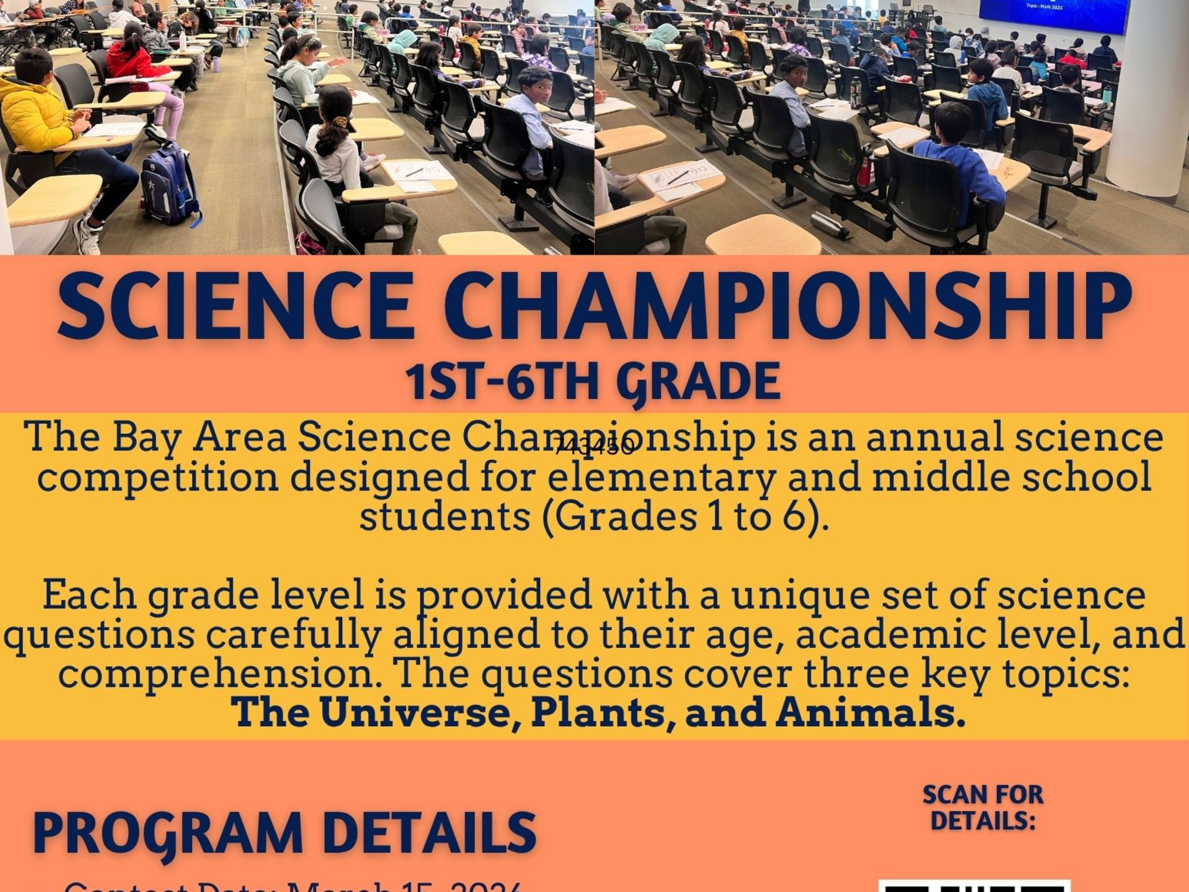 Bay Area Champs: Science (Grades 1-6)