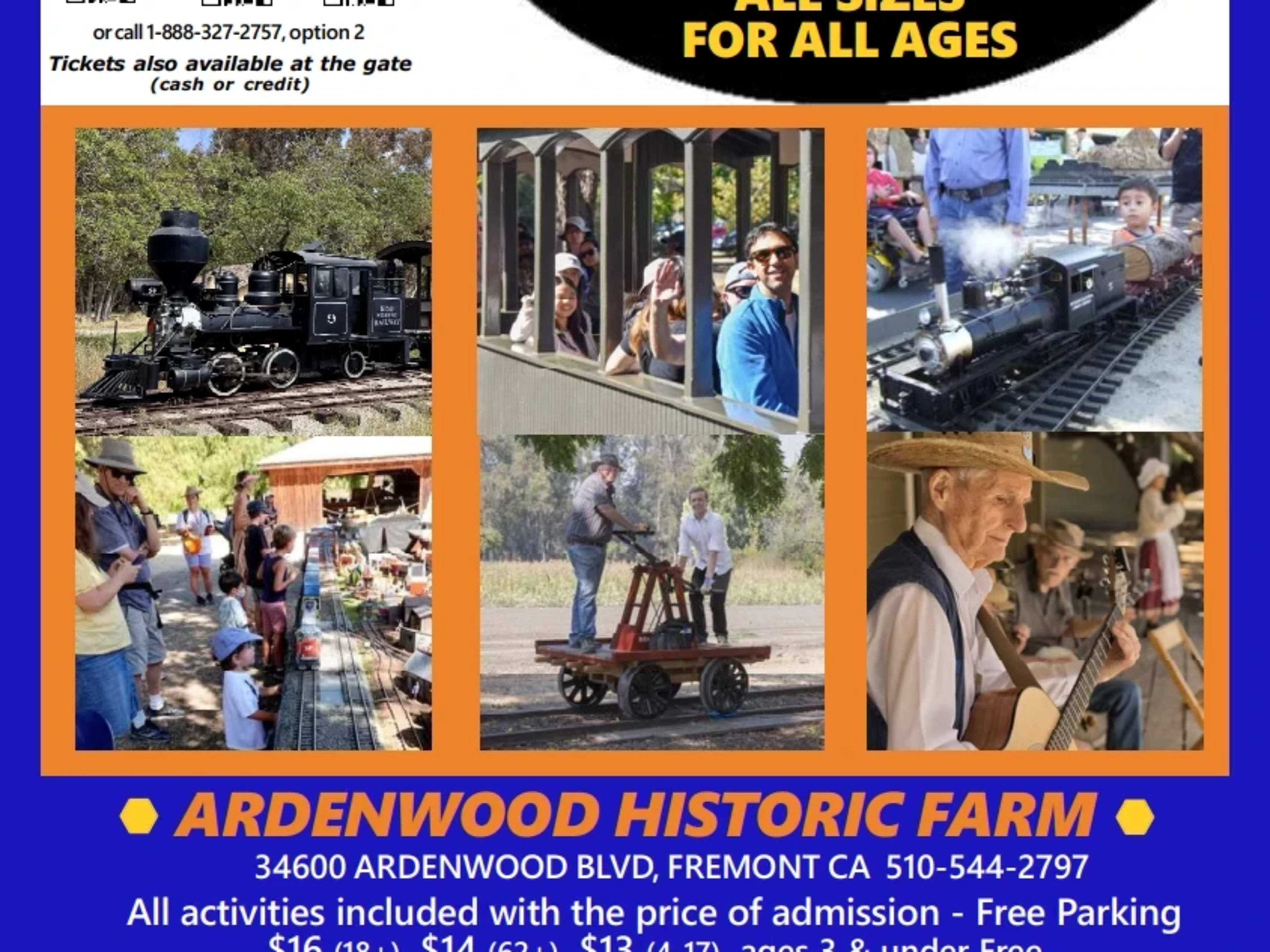 Rail Fair at Ardenwood Historic Farm